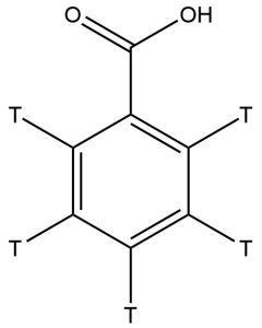 Benzoic acid, free acid, [3H]-