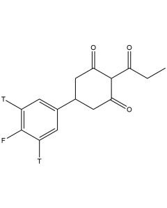5-(4-Fluorophenyl)-2-propanoylcyclohexane-1,3-dione, [fluorophenyl-3,5-3H]-