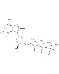 Deoxy(2')adenosine 5'-triphosphate, tetraammonium salt, [2,8-3H]-
