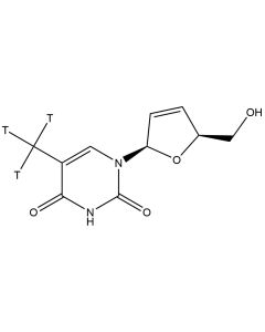 3'-Deoxy-2',3'-didehydrothymidine, [methyl-3H]-