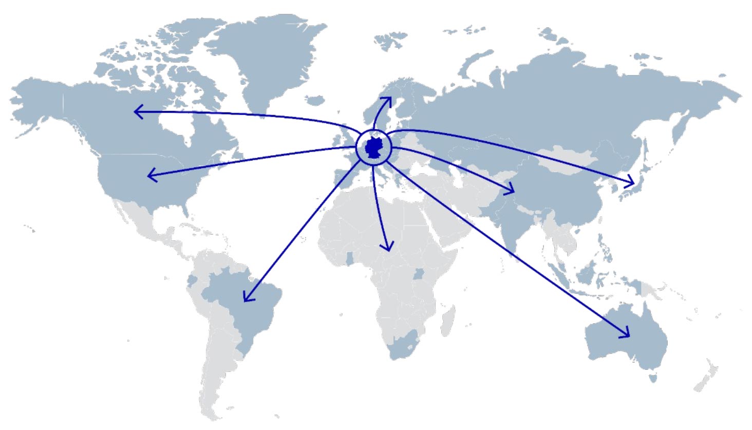 Global operations map